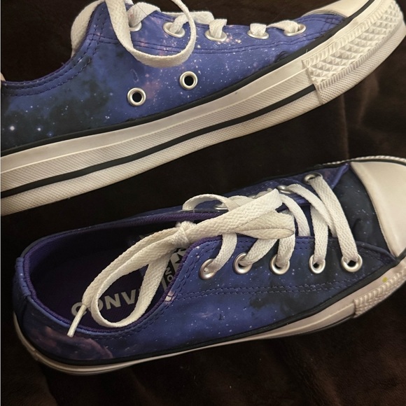 Converse Women’s Galaxy Purple Sneakers - Picture 3 of 9